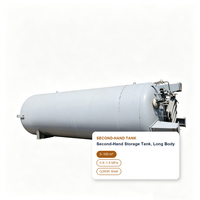 Réservoir de stockage d'oxygène liquide d'occasion (LOX) 20m³ robuste pour l'approvisionnement des usines pétrochimiques en Arabie Saoudite