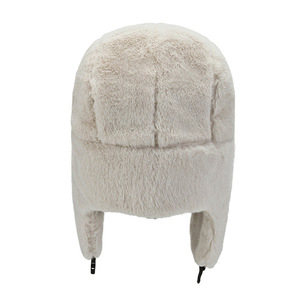 Chapeau bombardier en peluche épaisse pour hommes et femmes, chapeau d'hiver chaud, chapeaux trappeurs, chapeaux russes Ushanka, bonnets de neige, <span class=keywords><strong>bonnet</strong></span> à oreilles - Product Image 5