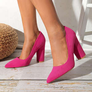 รองเท้าเดรสส้นสูงแบบหนาสำหรับผู้หญิงรองเท้าสำนักงานส้นเหลี่ยมรองเท้าลำลองแบบสลิปออนทุกวันสำหรับทุกฤดูกาลสั่งตามสั่ง - Product Image 4