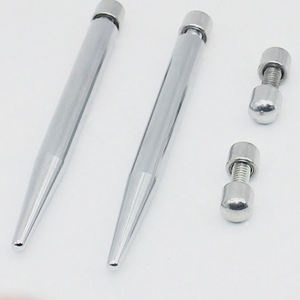 Argent Aluminium Bureau Entretoises Cadre Photo Acrylique Cadre Stand Pointe Publicité Pin Table Numéro Affichage - Product Image 1