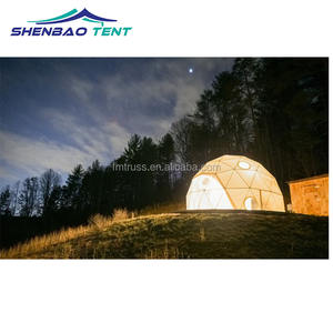 Shenbao Outdoor PVC Glamping Iglu Geodätisches Kuppelzelt Haus mit Leichtem Aluminium-Design - Product Image 5