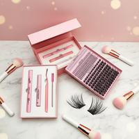 Boîte en carton personnalisée de qualité supérieure pour les pinces à extensions de cils