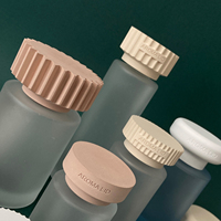 Diffuseur d'arômes en verre transparent personnalisé avec couvercle en diatomite poreux, sans électricité, pour la maison et la voiture, logo OEM