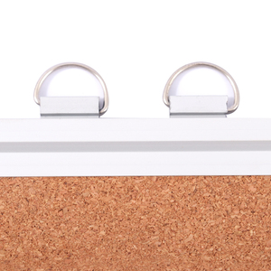 Foska Bạc khung nhôm bảng tin corkboard với móc treo di động cho ghim tài liệu Ghi Chú Hình ảnh nhắc nhở - Product Image 5