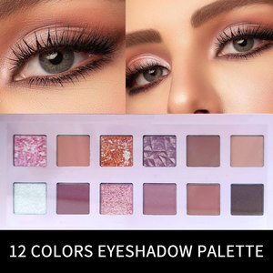 Haute Pigment Faites votre propre palette de <span class=keywords><strong>fard</strong></span> <span class=keywords><strong>à</strong></span> paupières Palette de <span class=keywords><strong>fard</strong></span> <span class=keywords><strong>à</strong></span> paupières multicolore de maquillage de 12 couleurs - Product Image 2