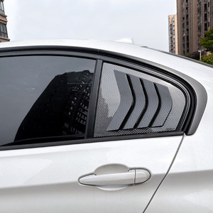 Calcomanía para Ventana de BMW Serie 3 F30, Textura de Fibra de Carbono, Adhesivo para Auto, 2013-2019, Patrón Geométrico, Material ABS - Product Image 1