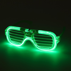 Gafas de Fiesta con Luces LED para Jóvenes de 15 a 35 Años, Componentes Electrónicos de Plástico Duradero - Product Image 2