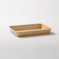 Jiehui mode personnalisée imprimée boîte à sushi en papier jetable/plateau à sushi/conteneur à sushi pour l'emballage à emporter