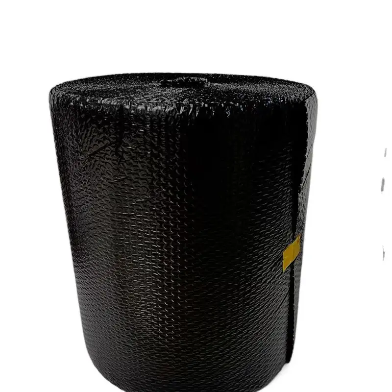 Black Bubble Roll Wrap Plastic Black Pe Bubble Film Roll Wrap Package Surface Protection Air Bubble Cushioning Wrap Roll