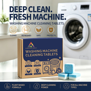 OEM Factory Price Disposable Eco-Friendly Washing Machine Cleaner Powerful Flaky <strong>Cleaning</strong> Tablets - Product Image 4