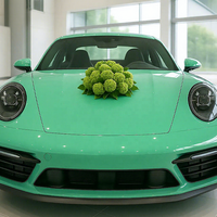 Film Vinyle Auto-Adhésif PET Auto-Réparant Effet Cristal Vert Pinellia Brillant pour Covering Automobile 5FTx55FT – Vente Directe Usine de Guangzhou
