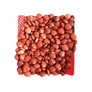 คริสตัลหัวใจพองสีแดงแจสเปอร์ขัดเงาอย่างดี – อัญมณีรักษาจักระเรกิธรรมชาติ รูปหัวใจพอง ขายส่ง - Product Image 1