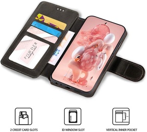 Funda billetera de cuero con tapa LeYi para Huawei P <span class=keywords><strong>Smart</strong></span> 2019 /Honor 10 Lite con Protector de pantalla HD - Product Image 2