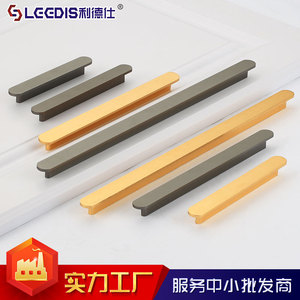 LGEDIS Cabinet Door <b>Handles</b> Aluminum Alloy Minimalist Bar Shape Drawer Furniture Hardware - Product Image 4