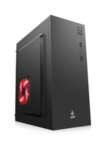 Boîtier de PC de bureau compact pour entreprise M7 SPCC avec panneau latéral en acrylique non transparent, compatible avec les cartes mères ATX, M-ATX, Mini-ITX, pour le bureau et la maison