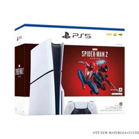 Console de jeu numérique P-S5 authentique 825 Go 1 To 2 To, version disque, 33000-50000 jeux intégrés, 2 manettes, scellée, prête à jouer