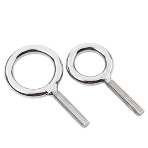 Eight Directions 304 Stainless Steel Ring Bolt Eyelet Screw With Extended Thread Standard Grade B A2-70 Communication Equipment - Product Image 1