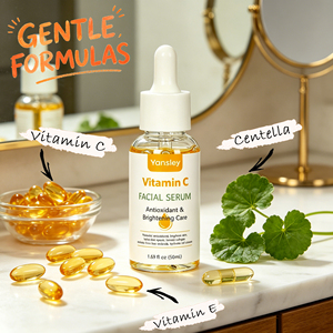 Esencia Facial Hidratante Antioxidante con Vitamina C de Yansley, Contiene Hialuronato de Sodio, Suero Facial Antiarrugas y Blanqueador - Product Image 4