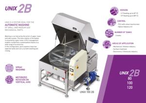 イタリアブランドUnix 802B洗剤洗浄スプレー部品洗浄機超音波洗浄プラント100 kg耐荷重 - Product Image 3