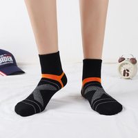 Chaussettes de sport respirantes personnalisées avec logo, chaussettes de course en coton, chaussettes d'entraînement, OEM, étiquette privée, vente en gros