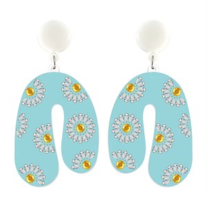 Personnalisé 5D DIY Artisanat Ornement Art Forme Spéciale À <span class=keywords><strong>La</strong></span> Main Cristal Diamant <span class=keywords><strong>Peinture</strong></span> Boucles D'oreilles pour <span class=keywords><strong>Femme</strong></span> - Product Image 4