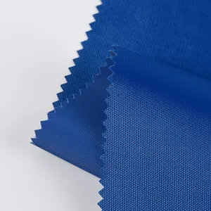 Tecido Oxford 100% poliéster revestido de PVC 420D azul reciclado personalizado por atacado à prova d'água