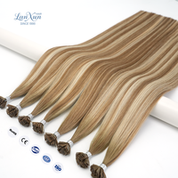 Extensions de cheveux naturels vierges Lanxun à pointes pré-collées en kératine, doux et naturels, avec cuticules alignées – Meilleures ventes