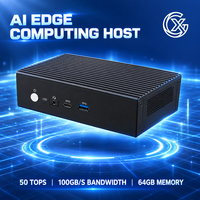 Host Komputasi AI Edge yang Tangguh dengan Port USB Type-C, 50 TOPS AI Compute untuk Deteksi Objek