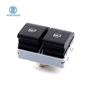 Sorghum 6Q0959858 <span class=keywords><strong>Interruptor</strong></span> de botón de ventana eléctrica doble delantero derecho compatible con Seat Ibiza Cordoba VW <span class=keywords><strong>Polo</strong></span> - Product Image 5