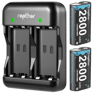 Rapthor 2X Batteria Ricaricabile 2800mAh per Controller Nimh per Xbox One/Series con Caricatore Rapido (2 Pacchi Batteria + 1 Caricatore) - Product Image 1