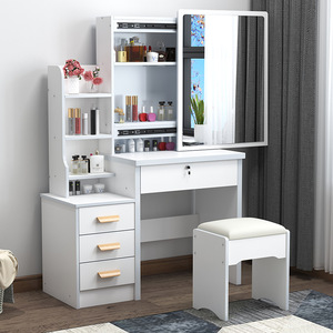 Nouvelle armoire <span class=keywords><strong>de</strong></span> rangement à vente chaude 2026, assemblage en une seule pièce, coiffeuse pour chambre à coucher - Product Image 2