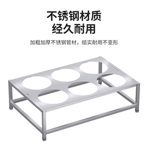 Stainless Steel <b>Spice</b> <b>Rack</b> 6 Compartment With Lid Double Row Seasoning Storage <b>Organizer</b> For Kitchen Use - Product Image 2