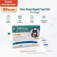 Kit de test rapide combiné Canine Parvovirus/Giardia CPV/GIA pour hôpitaux vétérinaires et vétérinaires spécialisés en parvovirus et virus de la maladie de Carré chez le chien