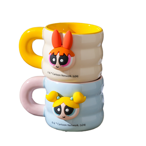 Taza <span class=keywords><strong>de</strong></span> Cerámica Ecológica <span class=keywords><strong>de</strong></span> las Chicas Superpoderosas, Linda Taza <span class=keywords><strong>de</strong></span> Dibujos Animados, Apta para Lavavajillas y Microondas, Regalo <span class=keywords><strong>de</strong></span> Regreso a Clases para el Hogar y la Oficina - Product Image 1