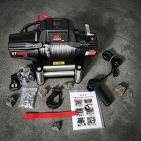 Oferta Especial: Cabrestante Eléctrico de Cuerda Sintética de 4000 lbs, 12V/24V, Impermeable, con Control Remoto Inalámbrico para Recuperación de SUV 4x4 y Todoterreno
