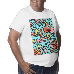 Image personnalisée grande taille T-shirt personnalisé pour homme Streetwear 100% coton Design uni avec techniques de sérigraphie d'impression contrastée - Product Image 4