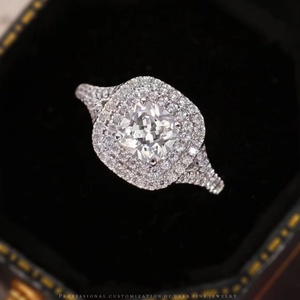 Custom 14k 18k Gold <b>Cushion</b> Cut <b>Wedding</b> <b>Rings</b> Classic Fashion <b>Ring</b> IGI Certified Lab Grown Diamond <b>Rings</b> - Product Image 1