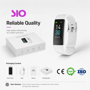 Bracelet intelligent avec écran tactile, podomètre, moniteur de fréquence cardiaque, tension artérielle, oxygène sanguin, suivi du sommeil, charge USB, autonomie de 15 à 21 jours - Product Image 5