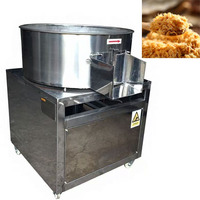Machine semi-automatique pour la fabrication de fibres de viande de poulet et de porc avec moteur en acier inoxydable 304, 7500W haute puissance