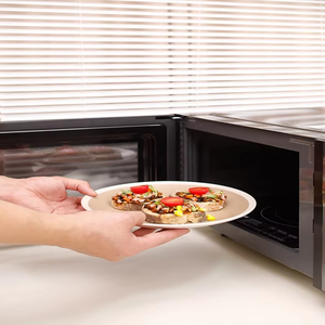 Hotel European Modern Frosted Flat Plate Salad <b>Edge</b> Dinner Ceramic Plate Stone <b>Tool</b> Plate Restaurant Set - Product Image 6