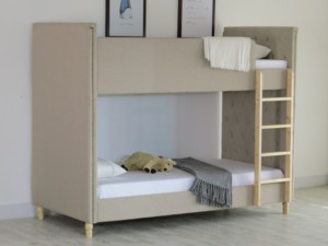 Современная мебель для дома тканевая деревянная детская двухъярусная кровать - Product Image 6