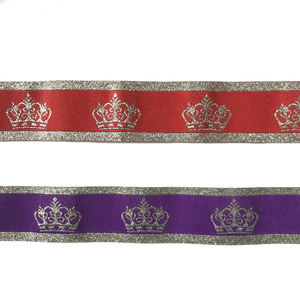 Wholesale Hot Selling Decorative Sliver Woven Metallic <strong>Rosette</strong> Maker Customized logo <strong>Horse</strong> Show Award Ribbon <strong>Horse</strong> <strong>Rosettes</strong> - Product Image 2