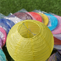 Boule de décoration lumineuse en papier coloré, lanternes de mariage et de Noël à suspendre pour la décoration de la maison