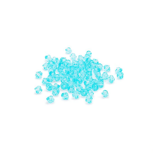 Ilan Abalorios Perline Biconiche Sfaccettate Blu Chiaro 8mm 15g - Product Image 2