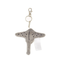 Mini porte-clés crabe personnalisé en gros Pendentif animal de mer en peluche mignon avec remplissage en coton PP Porte-clés ours en peluche