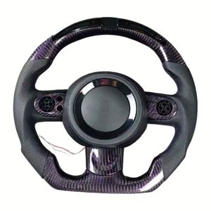 Volant de voiture en fibre de carbone pour <span class=keywords><strong>Mini</strong></span> JCW R56 F56 F54 F55 F60 <span class=keywords><strong>Cooper</strong></span> <span class=keywords><strong>S</strong></span> Sport 2017 2018 2019 2020 2021 2022 sans airbag - Product Image 4