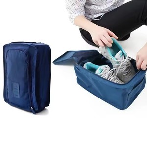 Portable Multifunctional <b>Folding</b> Shoes <b>Storage</b> Bag Pouch Organizer Waterproof Travel Companion Made of Durable Polyester - Product Image 3