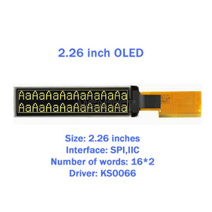 Новый оригинальный OLED-дисплей Hentet 2,26 дюйма, модуль OLED с 1602 символами, драйвер KS0066 - Product Image 2