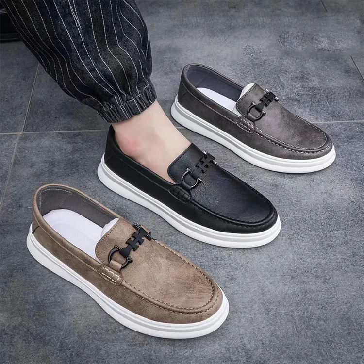 Walking Style Shoes Men Driving Flats Casual Moccasins for Men Comfy Male Loafers