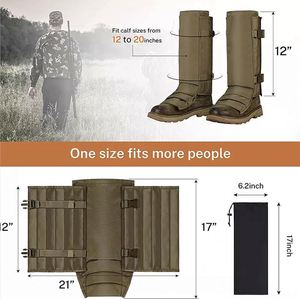 Échantillon Gratuit BSCI Guêtres de Randonnée Durables et Légères pour la Chasse et la Randonnée en Extérieur - Product Image 2